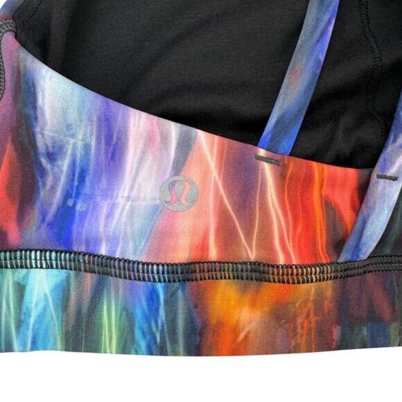 Lululemon Energy Bra Luxtreme B–D Cup In Chroma Fusion Multi Size 6 - Picture 6 of 7